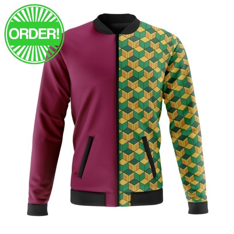 Demon Slayer Giyu Tomioka Casual Bomber Jacket
