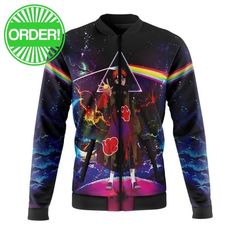 Naruto Shippuden Akatsuki Astral Led Pain Casual Bomber Jacket