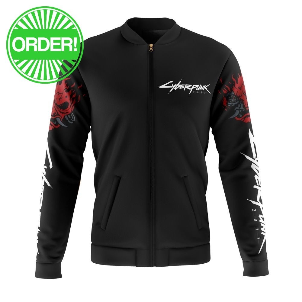 Cyberpunk 2077 Johnny Silverhand Casual Bomber Jacket