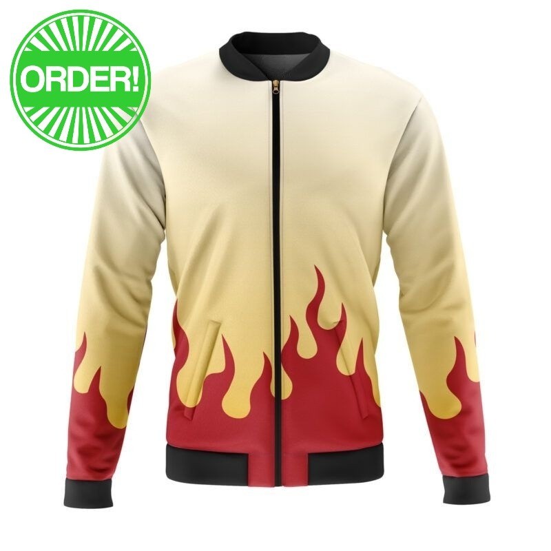 Demon Slayer Kyojuro Casual Bomber Jacket
