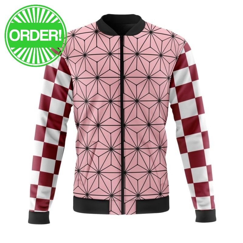 Demon Slayer Nezuko Kamado Casual Bomber Jacket
