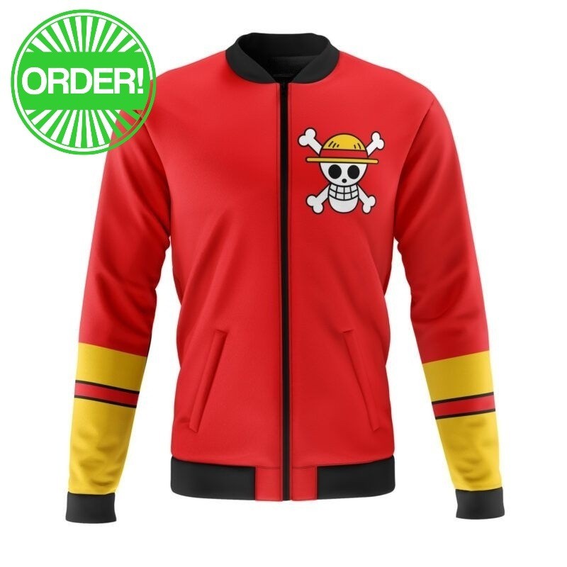 One Piece Monkey D. Luffy Casual Bomber Jacket