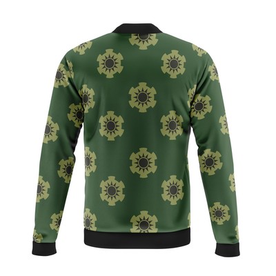 One Piece Zoro Wano Pattern Casual Bomber Jacket