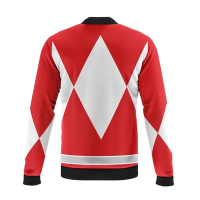 Mighty Morphin Power Rangers Red Ranger Casual Bomber Jacket