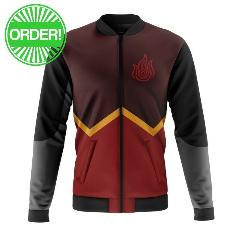 Avatar: The Last Airbender Firebenders Casual Bomber Jacket