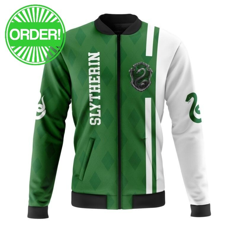 Harry Potter Slytherin Casual Bomber Jacket