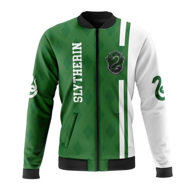 Harry Potter Slytherin Casual Bomber Jacket