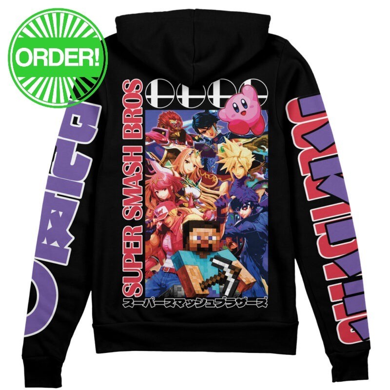 Super Smash Bros. Streetwear Zip Hoodie