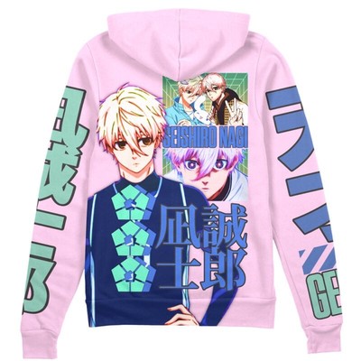 Blue Lock Seishiro Nagi Streetwear Zip Hoodie