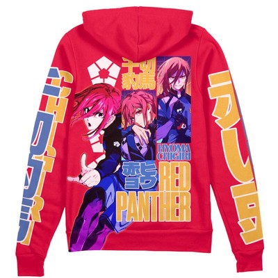 Blue Lock Hyoma Chigiri Streetwear Zip Hoodie