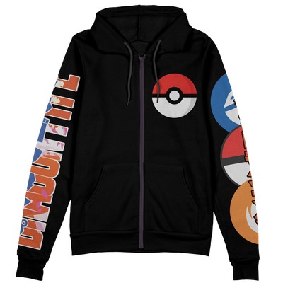 Pokemon Charizard Streetwear Zip Hoodie