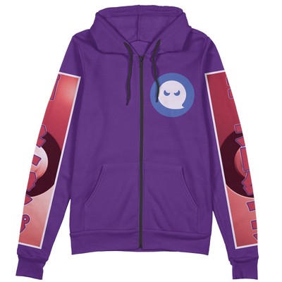 Pokemon Gengar Streetwear Zip Hoodie