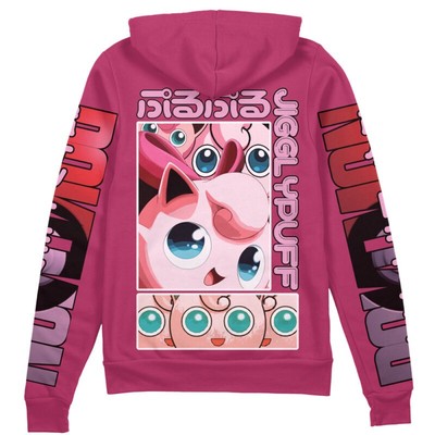 Pokemon Jigglypuff Streetwear Zip Hoodie