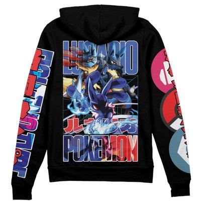 Pokemon Lucario Streetwear Zip Hoodie