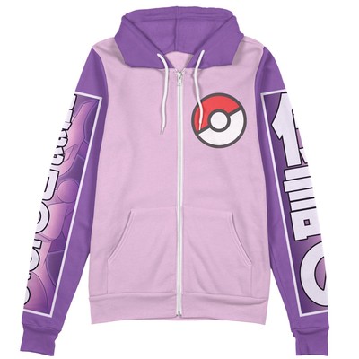 Pokemon Mewtwo Streetwear Zip Hoodie