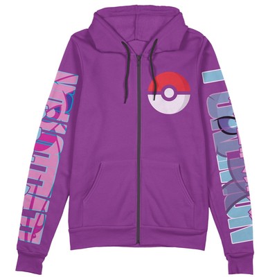 Pokemon Espeon Streetwear Zip Hoodie