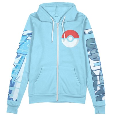 Pokemon Glaceon Streetwear Zip Hoodie