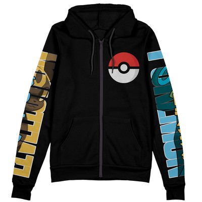 Pokemon Umbreon Streetwear Zip Hoodie