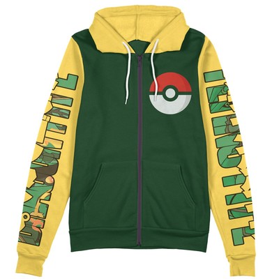 Pokemon Rayquaza Streetwear Zip Hoodie