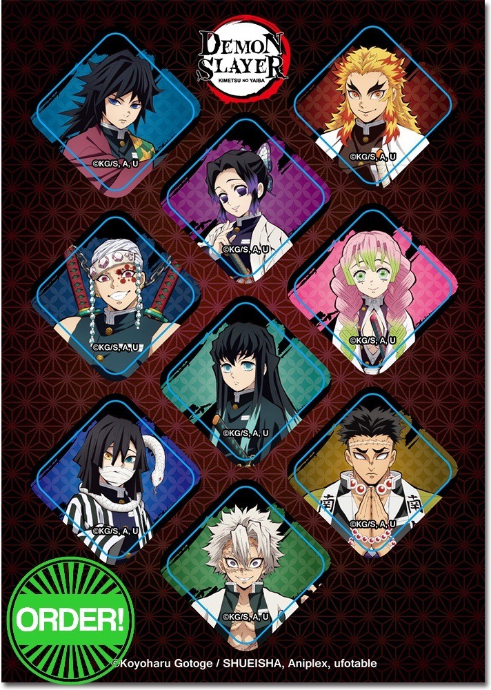 Demon Slayer - Hashira Sticker Set 5"X7"