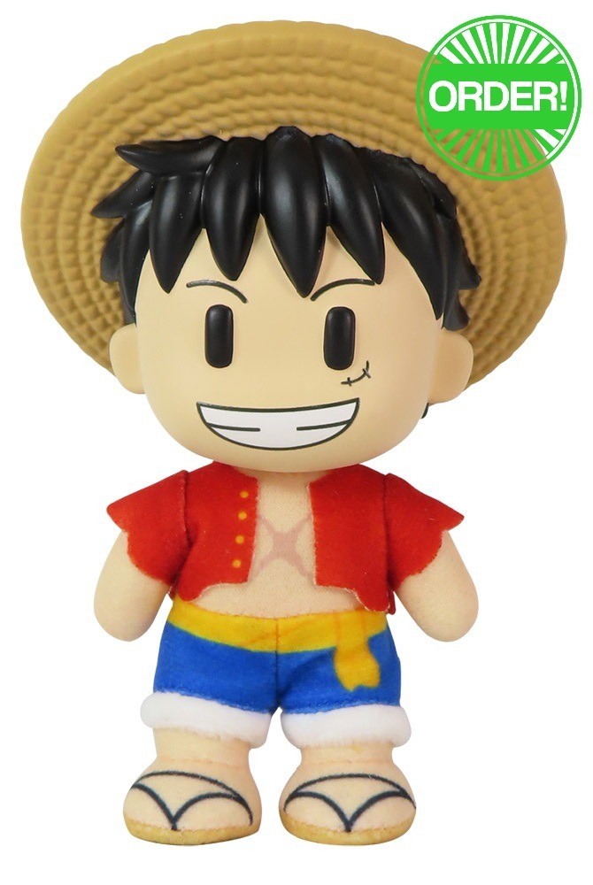 One Piece - Monkey D. Luffy FigureKey Plush 4.5''H