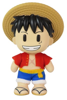 One Piece - Monkey D. Luffy FigureKey Plush 4.5''H