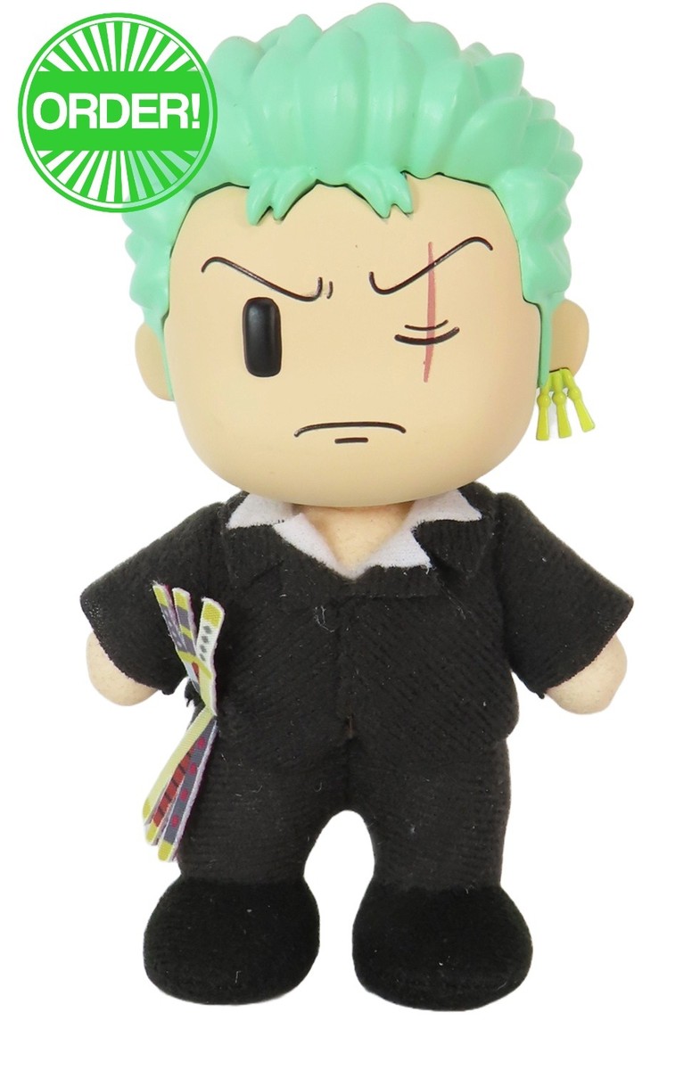 One Piece - Roronoa Zoro Dressrosa FigureKey Plush 4.5'' H