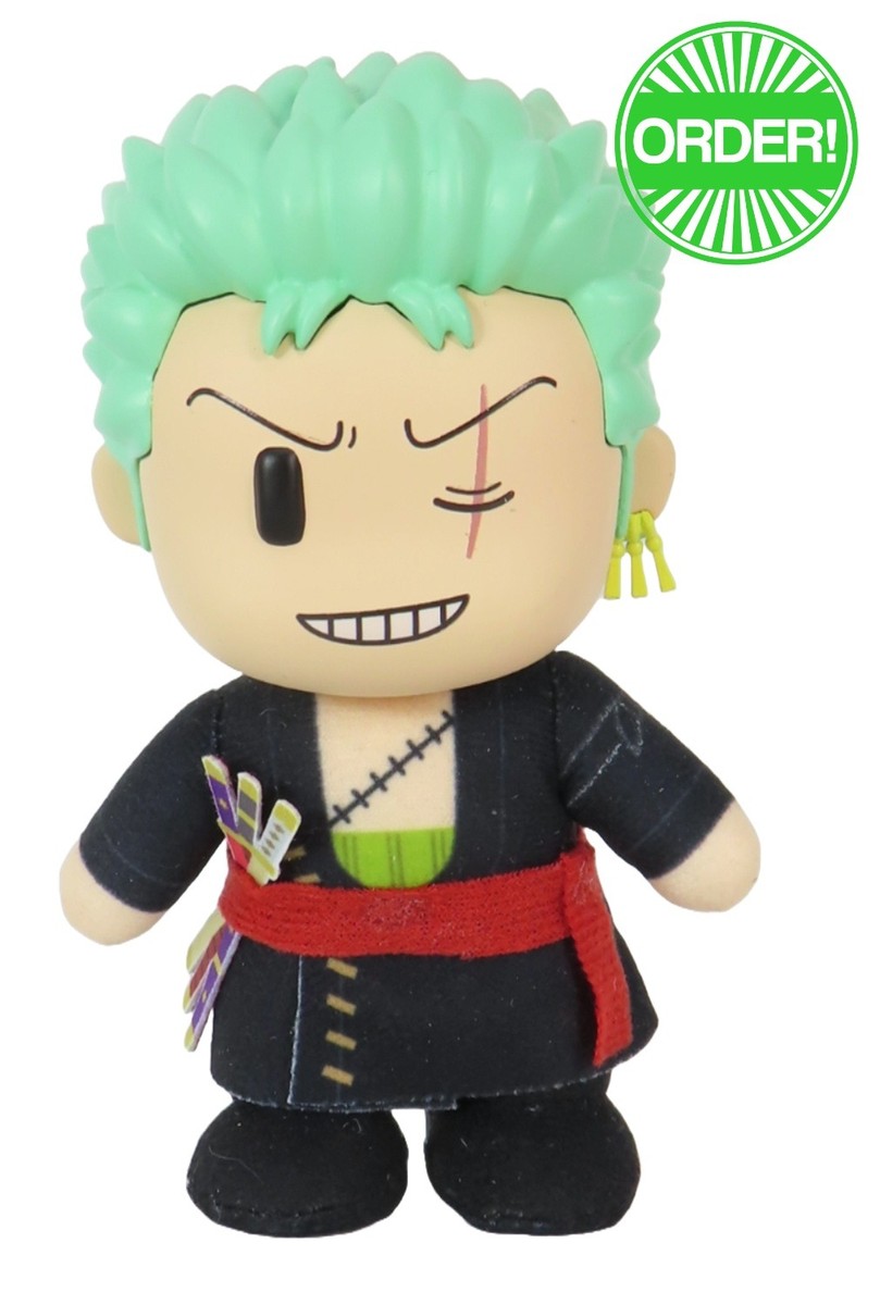 One Piece - Roronoa Zoro Onigashima FigureKey Plush 4.5''H