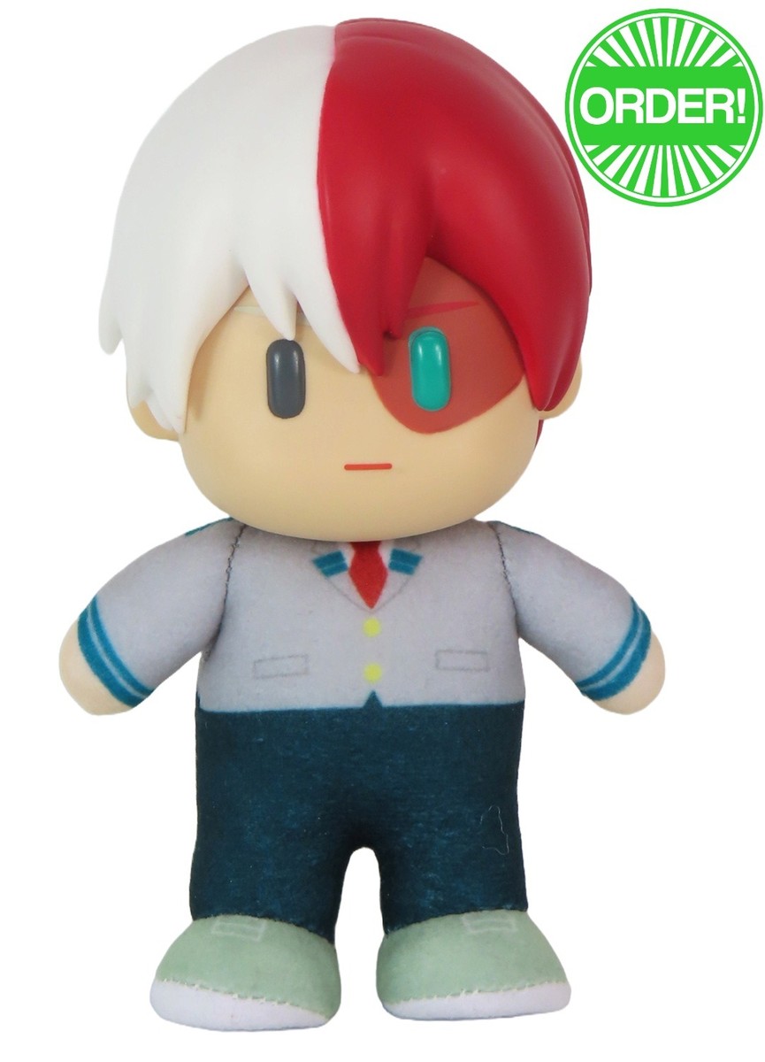 My Hero Academia - Shoto Todoroki Uniform FigureKey Plush 4.5''H