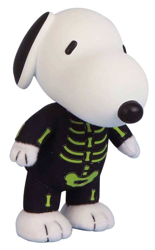 Peanuts - Snoopy Skeleton Costume FigureKey Plush 4.5"H