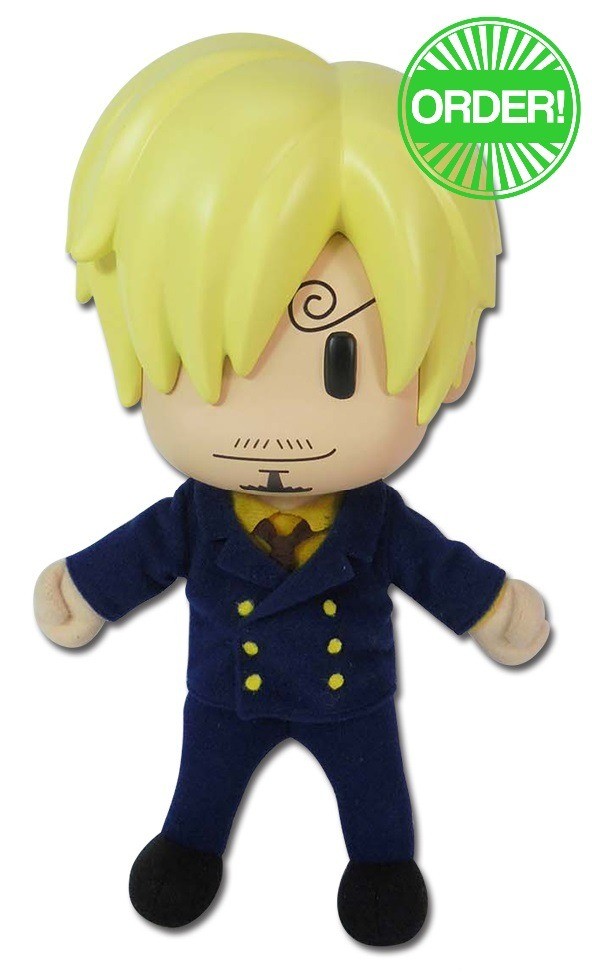 One Piece - Vinsmoke Sanji FigureKey Plush 8"H