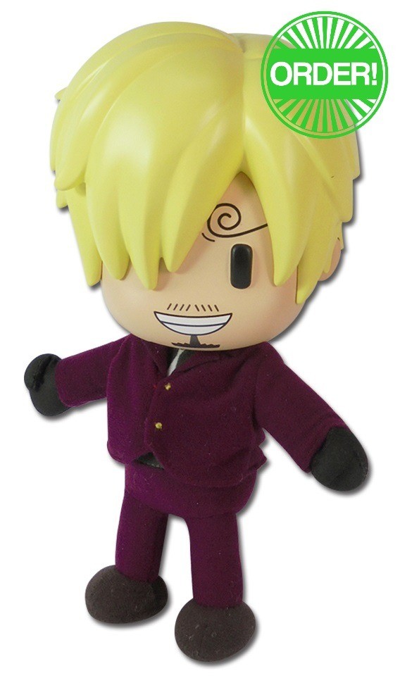 One Piece - Vinsmoke Sanji Onigashima FigureKey Plush 8''H
