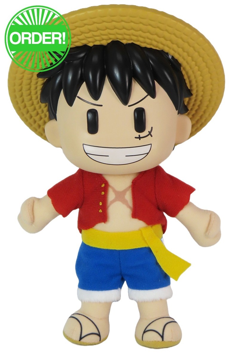 One Piece - Monkey D. Luffy FigureKey Plush 8''H