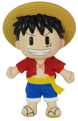 One Piece - Monkey D. Luffy FigureKey Plush 8''H