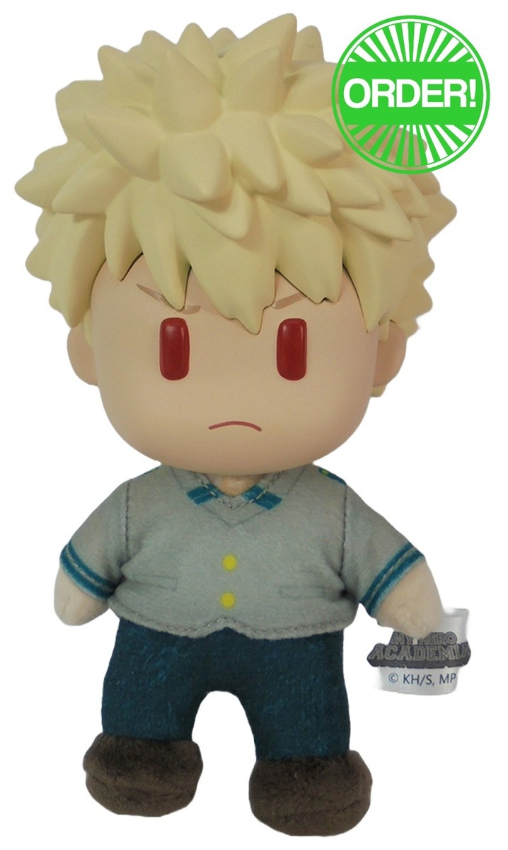 My Hero Academia - Katsuki Bakugo Uniform FigureKey Plush 4.5''H