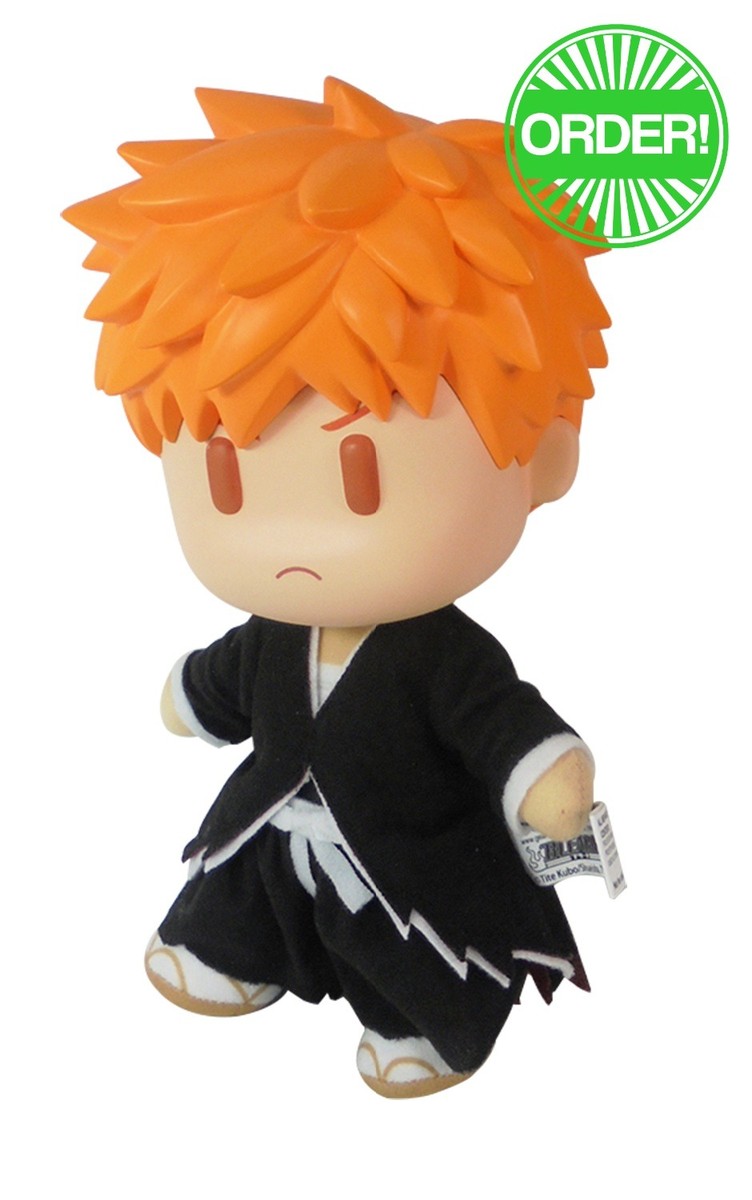 Bleach - Ichigo Kurosaki Basic Bankai FigureKey Plush 8''H