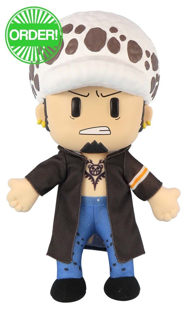 One Piece - Trafalgar D. Water Law Dressrosa FigureKey Plush 8''H