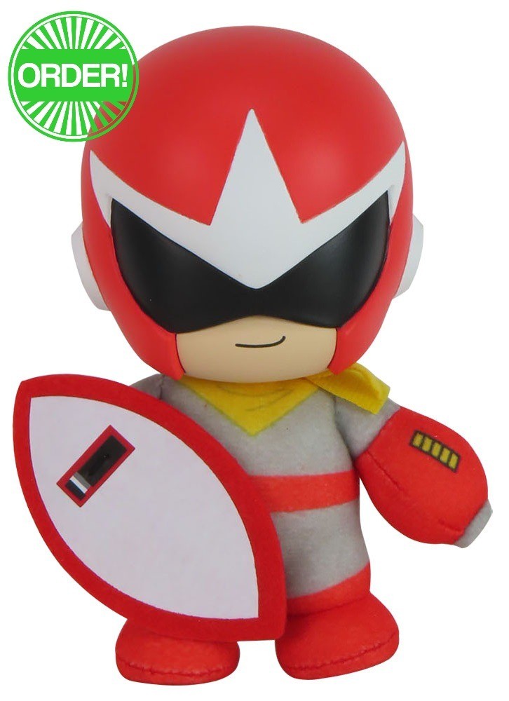 Mega Man 10 - Proto Man #1 FigureKey Plush 4.5''H