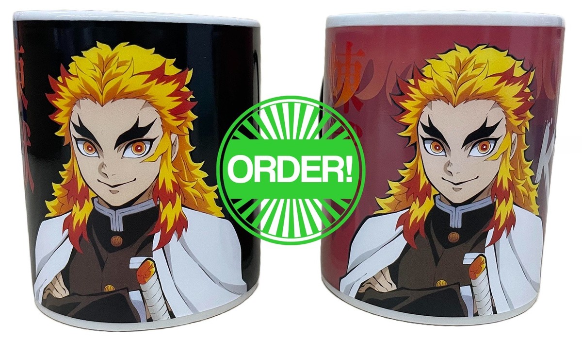 Demon Slayer - Hashira Kyojuro Rengoku Heat Reactive Mug