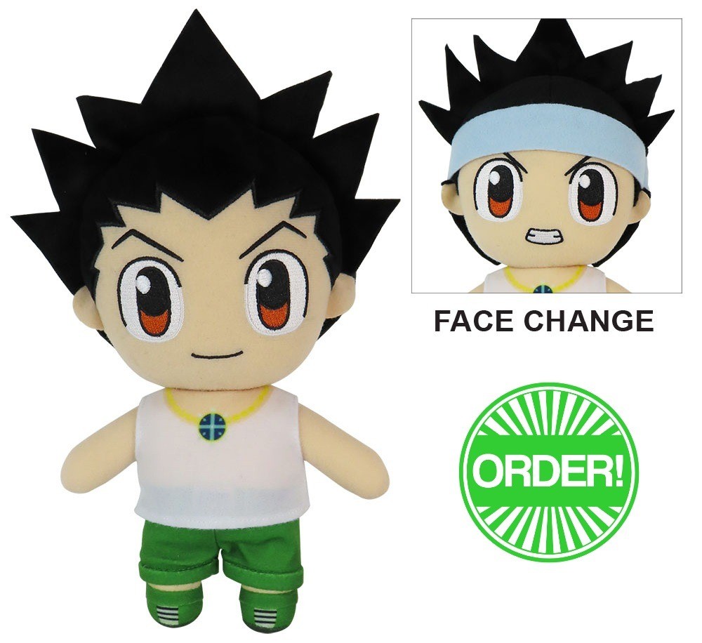 Hunter X Hunter - Gon Freecss Change Face Plush 8" H