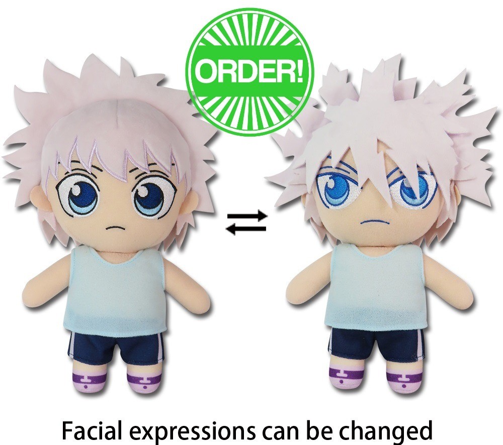 Hunter X Hunter - Killua Zoldyck Change Face Plush 8''H
