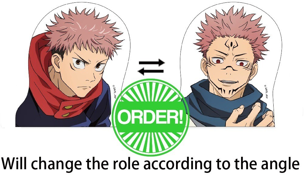 Jujutsu Kaisen - Yuji Itadori & Sukuna Car Window Sticker