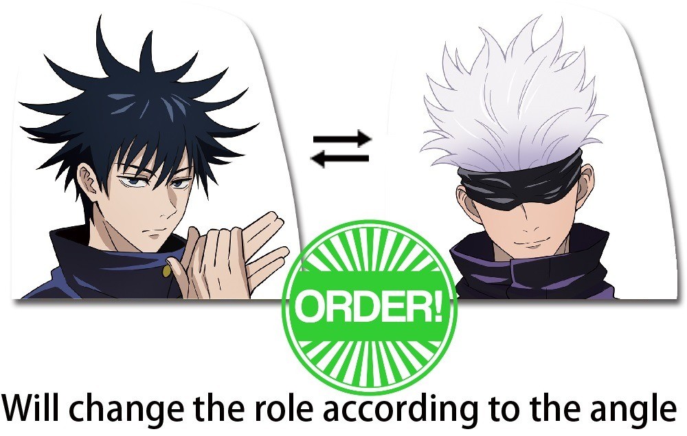 Jujutsu Kaisen - Megumi Fushigoro & Satoru Gojo Car Window Sticker