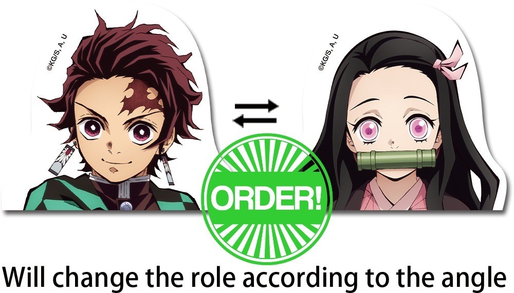 Demon Slayer - Tanjiro & Nezuko Kamado Car Window Sticker