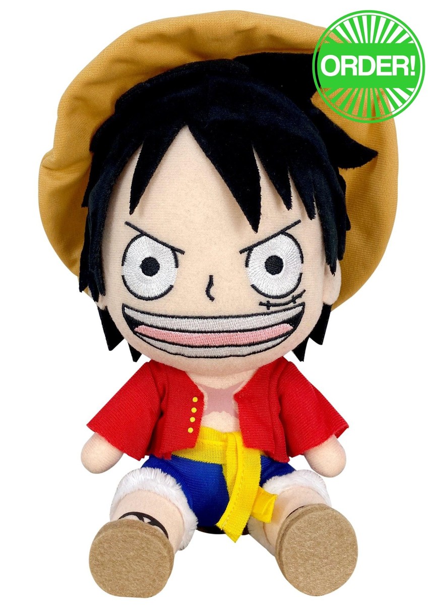 One Piece - Zou Arc Monkey D. Luffy Sitting Plush 7"H