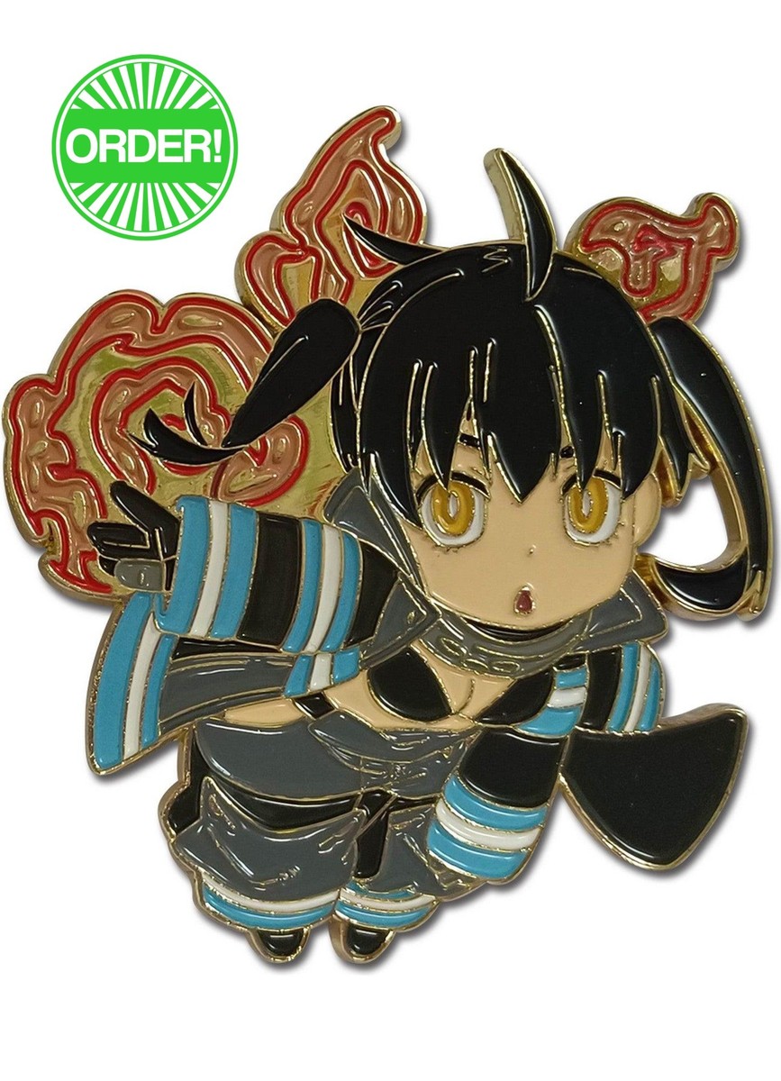 Fire Force - SD Shinra & Arthur Pin