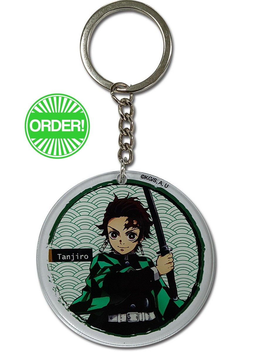 Demon Slayer - Tanjiro Kamado Acrylic Circle Keychain