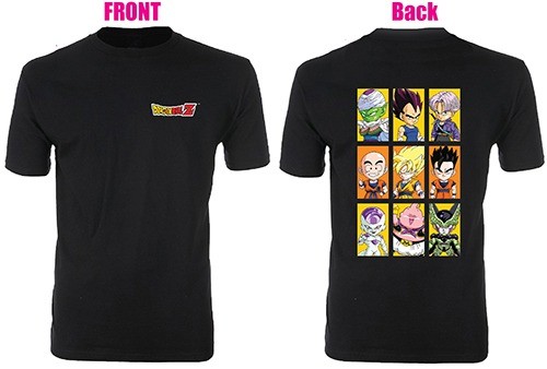 Dragon Ball Z - SD Characters Back Print T-Shirt