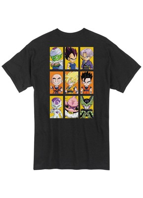 Dragon Ball Z - SD Characters Back Print T-Shirt