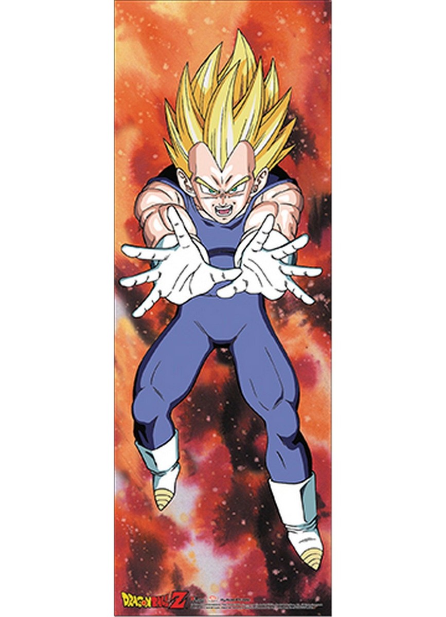 Dragon Ball Z - Vegeta Super Saiyan Human Size Wall Scroll